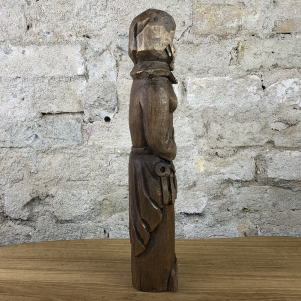 Frigg Götterfigur 26 cm handgeschnitzt aus Lindenholz, Unikat