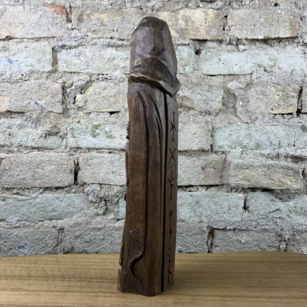 Hel Götterfigur 26 cm handgeschnitzt aus Lindenholz, Unikat