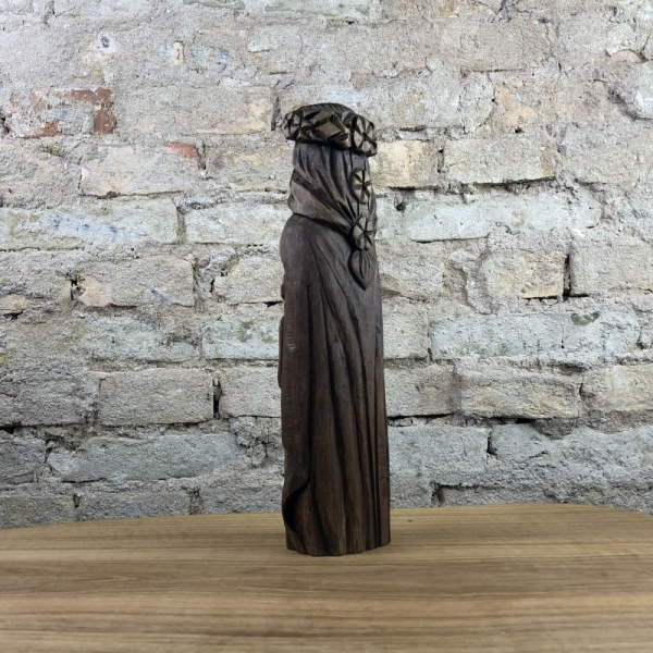 Idunn Götterfigur 26 cm handgeschnitzt aus Lindenholz, Unikat