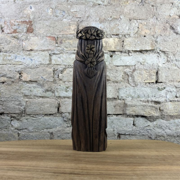 Idunn Götterfigur 26 cm handgeschnitzt aus Lindenholz, Unikat