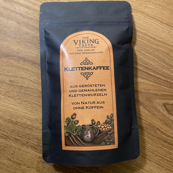 Klettenkaffee - koffeinfreier Kaffee aus gerösteten Klettenwurzeln