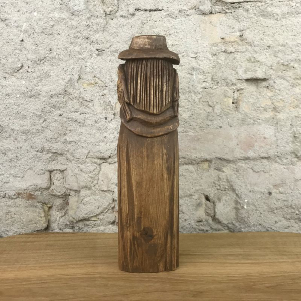 Odin Götterfigur 26 cm handgeschnitzt aus Lindenholz, Unikat
