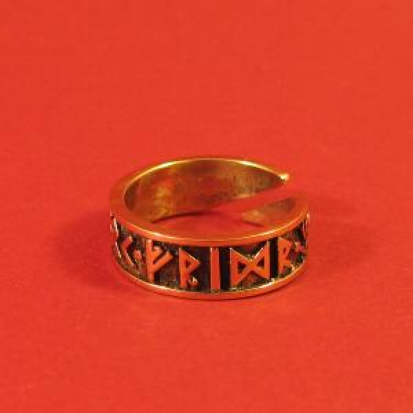 Runenring Ar Ok Fridr bronze, klein