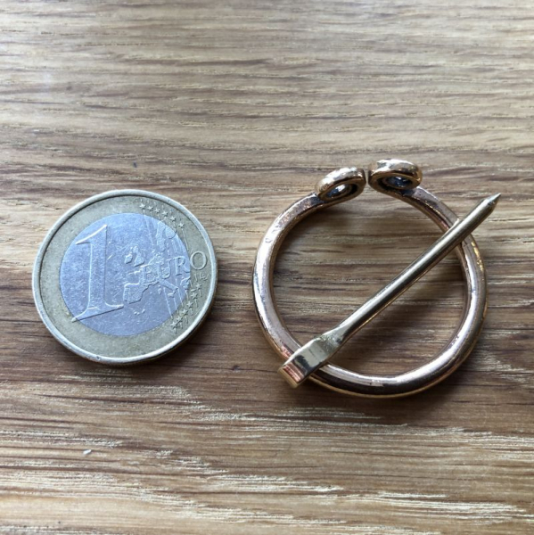 Ringfibel, bronze