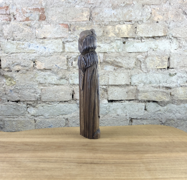 Skadi, 26cm Götterfigur handgeschnitzt aus Lindenholz, Unikat