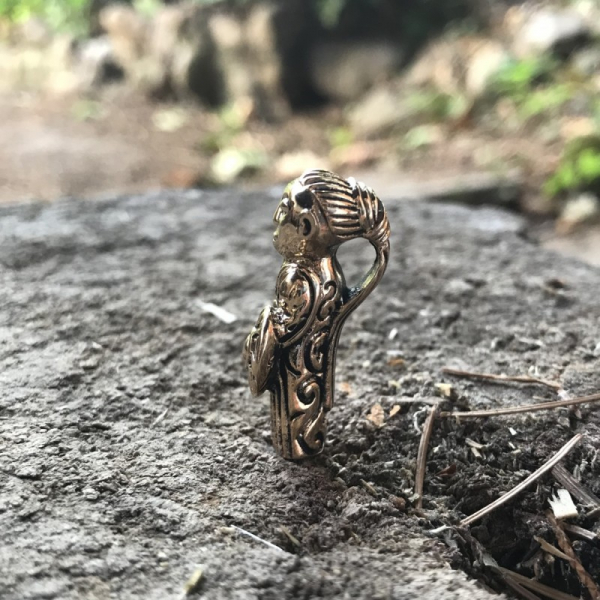 Freya / Walküre von Hårby als Anhänger, Bronze