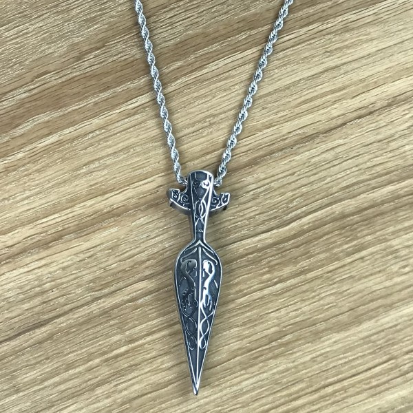 Amulett Lanzenspitze "Gungnir", Edelstahl
