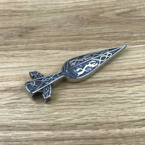 Amulett Lanzenspitze "Gungnir", Edelstahl
