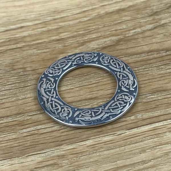 Amulett-Ring mit Drachendekoration, Edelstahl