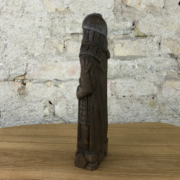 Tyr, 25cm Götterfigur handgeschnitzt aus Lindenholz, Unikat