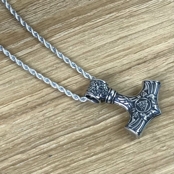 Thorshammer Amulett "Hrædnútur", Edelstahl
