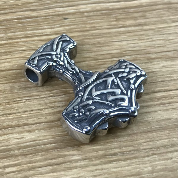 Thorshammer Amulett "Herkir", Edelstahl