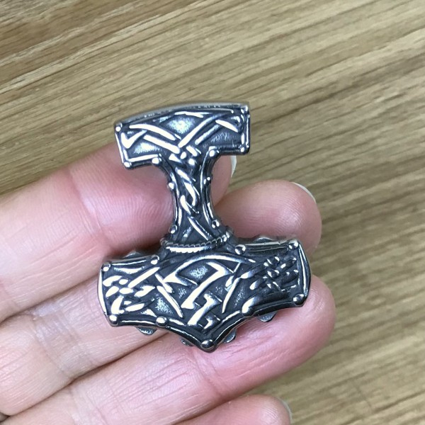 Thorshammer Amulett "Herkir", Edelstahl