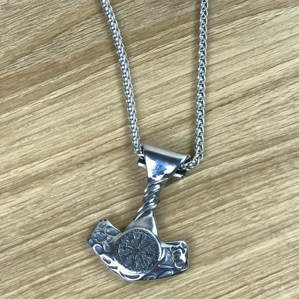 Thorshammer Amulett "Skalli", Edelstahl