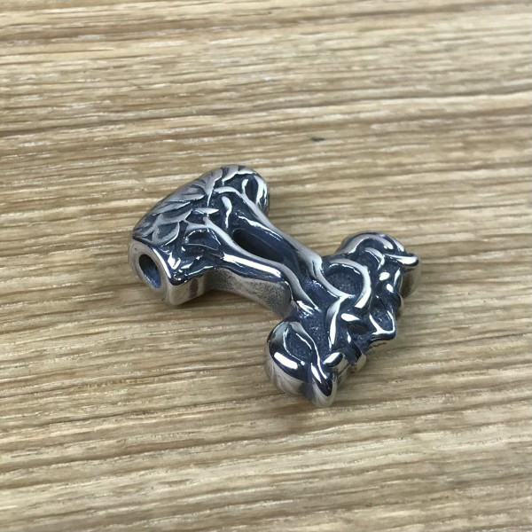 Thorshammer Amulett "Járnviðr", Edelstahl