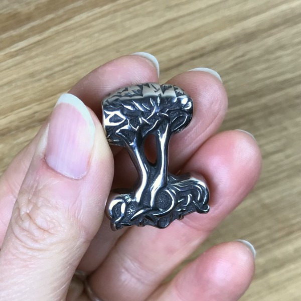 Thorshammer Amulett "Járnviðr", Edelstahl