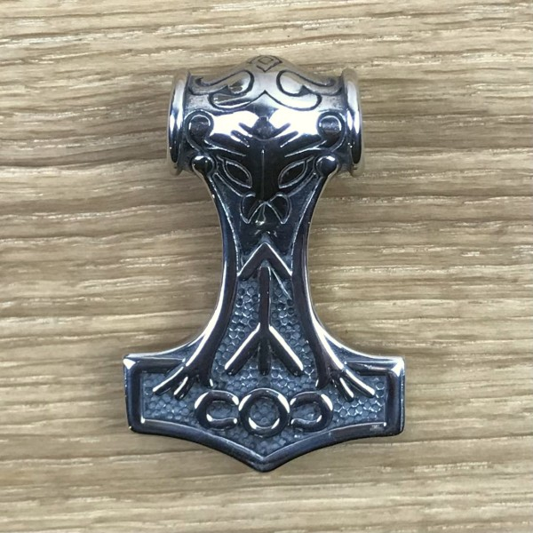 Thorshammer Amulett "GripniR", Edelstahl