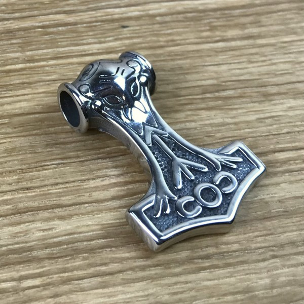 Thorshammer Amulett "GripniR", Edelstahl