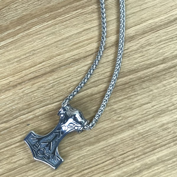 Thorshammer Amulett "GripniR", Edelstahl