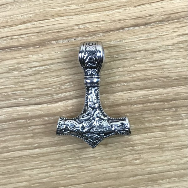 Thorshammer Amulett "Hnitbjörg", Edelstahl