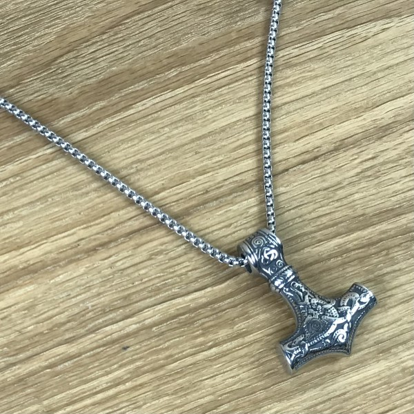 Thorshammer Amulett "Skærir", Edelstahl