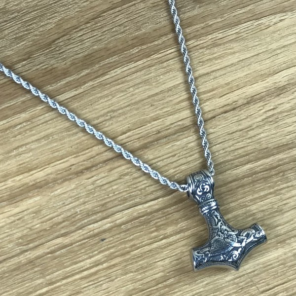 Thorshammer Amulett "Skærir", Edelstahl