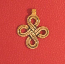 Amulett nordischer Knoten, Bronze