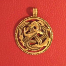 Drachenamulett Jellingstil Bronze