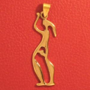 Tanzende Göttin von Fossum / Tanum, Bronze