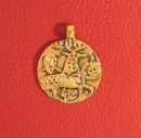 Hirschamulett, wikingerzeitlich, Bronze