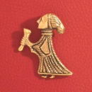 Frau mit Horn, Bronze