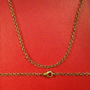 Erbskette bronze - 3 mm - 56 cm