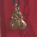 Anhänger Drache doppelköpfig, bronze