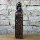 Hel Götterfigur 26 cm handgeschnitzt aus Lindenholz, Unikat