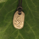 Jera Runenamulett aus Zinn