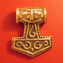 Thorshammer Amulett "Víddí" Bronze