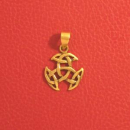 Keltischer Knoten klein lose Öse, Bronze