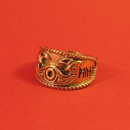 Ring mit Odinssymbolik bronze, klein