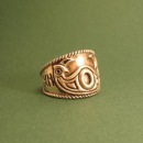 Ring mit Odinsymbolik silber, groß