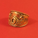 Ring mit Odinssymbolik bronze, groß