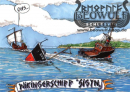 Comic Postkarte "Wikingerschiff Sigyn"