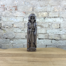 Skadi, 26cm Götterfigur handgeschnitzt aus Lindenholz, Unikat