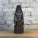 Thor im Brautkleid, Götterfigur, 25 cm handgeschnitzt aus Lindenholz, Unikat