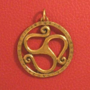 Keltischer Dreiwirbel, latènezeitlich, Bronze