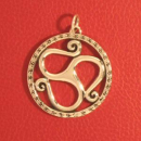 Keltischer Dreiwirbel, latènezeitlich, Silber