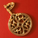 Wikinger-Schlüssel im Borrestil, Bronze