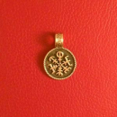 Wegezauber / Vegvisir Amulett, Bronze
