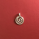 Spiralenamulett, Silber