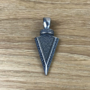 Speerspitze mit Runenreihe / Futhark, Edelstahl