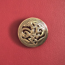 Drachenfibel rund, Haithabu, Bronze
